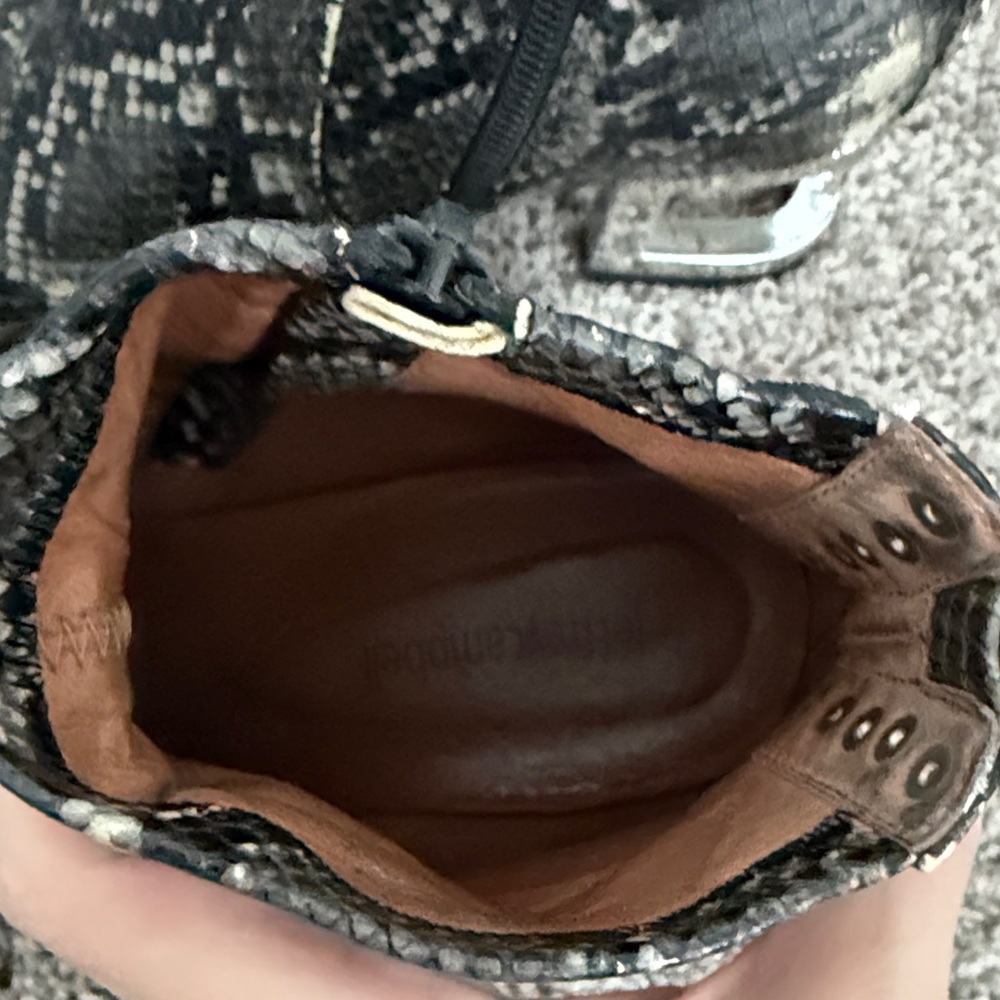 Jeffrey Campbell Snakeskin Ankle Boots - Picture 5 of 7